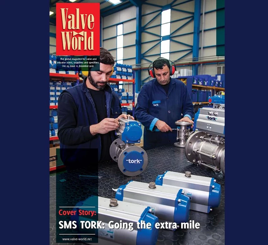 We Are On The Cover Of Valve World December Issue