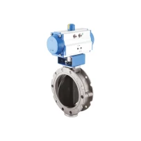 Double Flanged Butterfly Valve Special for Cement Industry gallery image 1