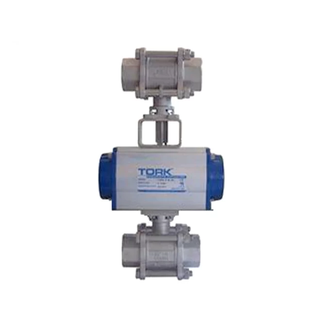 TORK - PAV 903 Two Ball Valve Are Controlled By One Pneumatic Actuator gallery image 1