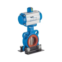 TORK-PAV 806 Pneumatic Actuated Wafer Type Butterfly Valve gallery image 1