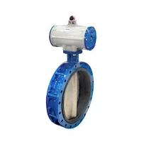 TORK-PAV 810 Pneumatic Actuated Double Flanged Butterfly Valve gallery image 1