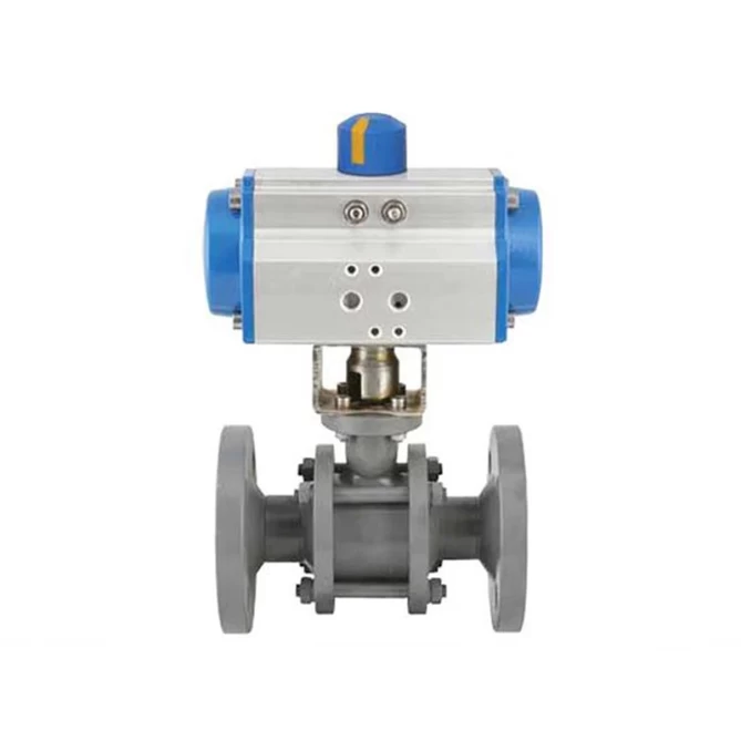 TORK-PAV 907F Pneumatic Actuated Carbon Steel Ball Valve gallery image 1