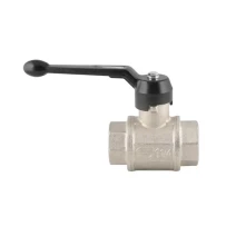 TORK-KV 901K Series Brass Ball Valve Threaded Handlevel 2/2 Way gallery image 1