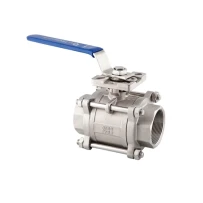 TORK-KV 903K Series Stainless Steel Ball Valve with Handlevel gallery image 1