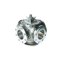 TORK-KV 906-4F Series Four-Way Ball Valve gallery image 1