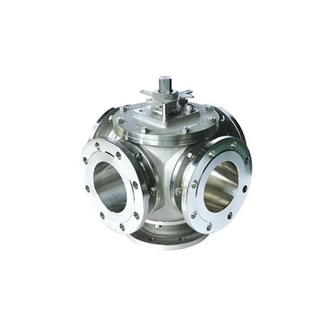 TORK-KV 906-4F Series Four-Way Ball Valve gallery image 1