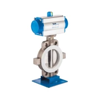 TORK - PAV 807 Pnömatik Aktüatörlü Wafer Kelebek Vana gallery image 1