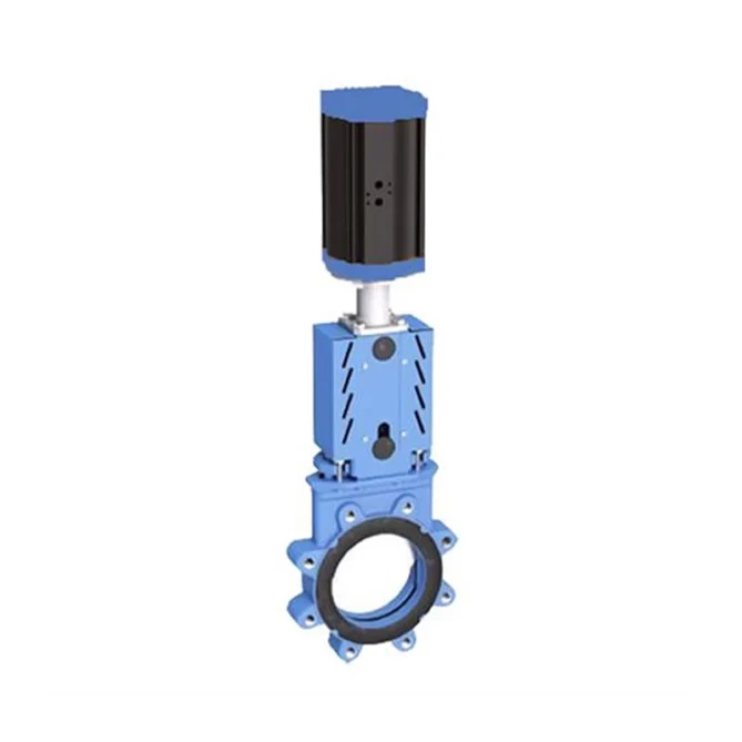 TORK-PAV 815 Pnömatik Aktüatörlü Bıçaklı Vana gallery image 1