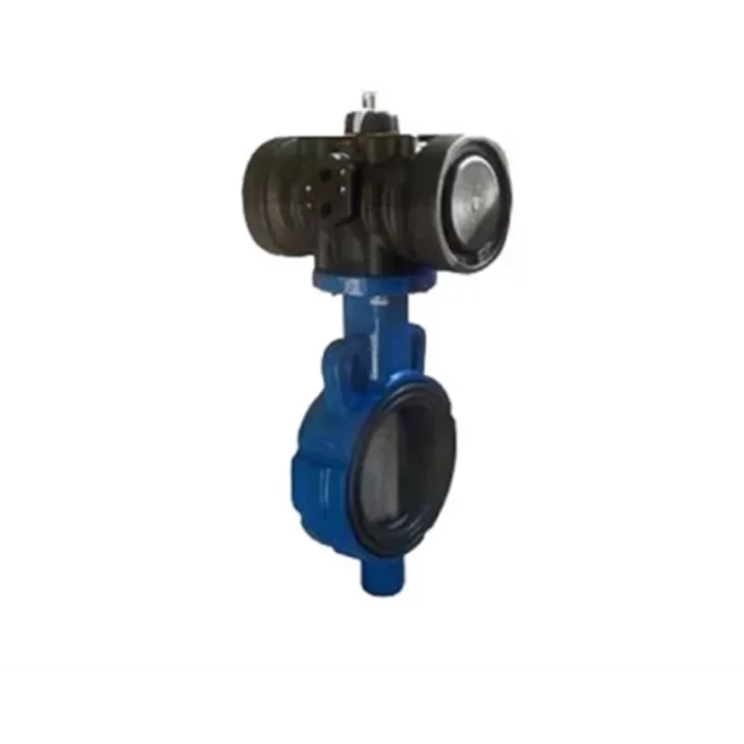 TORK-PAV 820 PVC Aktüatörlü Wafer Kelebek Vana gallery image 1