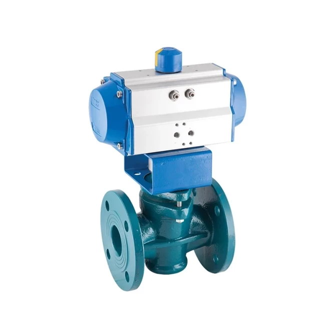 TORK-PAV 915PL Serisi Pnömatik Aktüatörlü Plug Vana gallery image 1