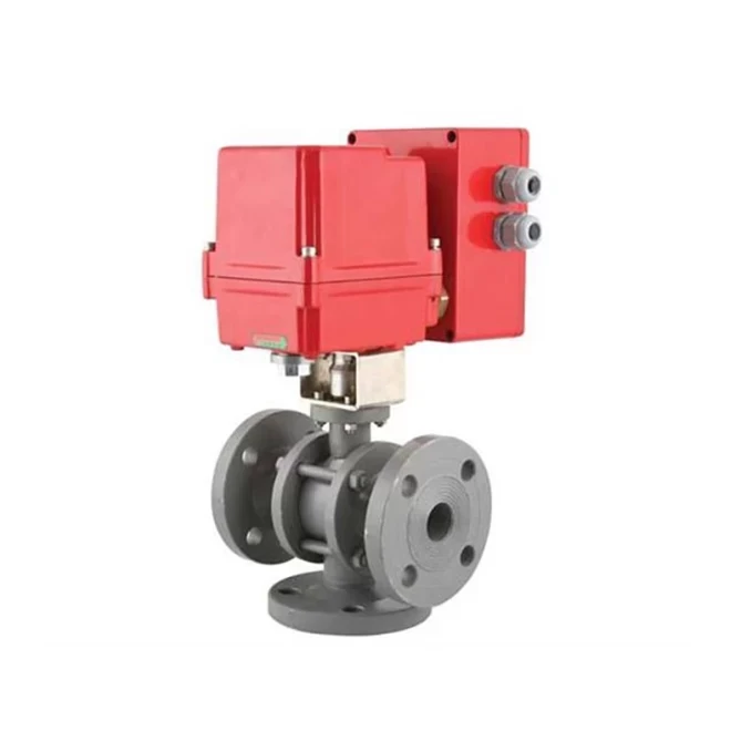 TORK-EAV 906 Paslanmaz Elektrik Aktüatörlü Küresel Vana gallery image 1