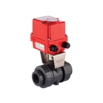 TORK-EAV 913 Elektrik Aktüatörlü PVC Küresel Vana gallery image 1