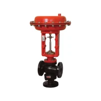TORK-LDV 906 Serie 3 Weg Proportional Pneumatische Kugelventil, Für Dampf, PN16 gallery image 1