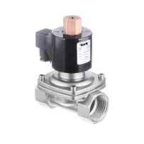 S6020 Reihe Edelstahl Magnetventil, Vorgesteuert, Normal Offen gallery image 1