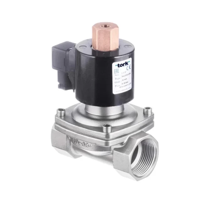 S6020 Reihe Edelstahl Magnetventil, Vorgesteuert, Normal Offen gallery image 1