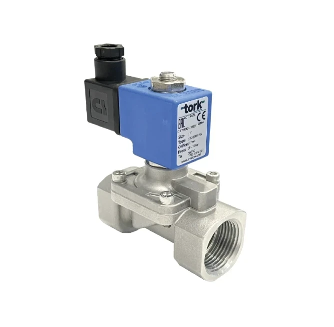 SS1000 Stainless Steel Servo Assist General Purpose Solenoid Valve gallery image 1