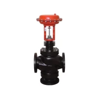 TORK-LDV 904 On-Off Pneumatic Controlled 3 Way Hot Oil Globe Valve gallery image 1